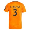 Maglia ufficiale Real Madrid E. Militao 3 Trasferta 2024-25 per Uomo